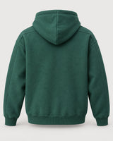 Pine Green Panel Hoodie