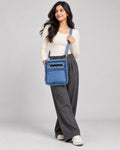 Fringed Crossbody Upcycled Denim Bag
