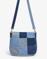 Patchwork Crossbody Upcycled Denim Bag