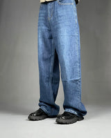 Pull&Bear Baggy Denim Blue Jeans