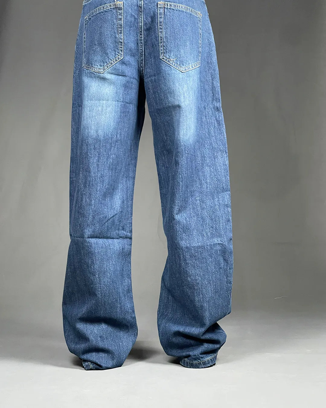 Pull&Bear Baggy Denim Blue Jeans