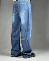Pull&Bear Baggy Denim Blue Jeans