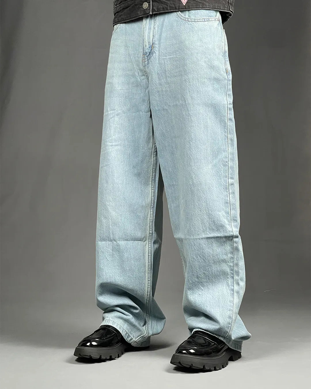 Pull&Bear Baggy Fit Sky Blue Jeans
