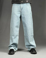 Pull&Bear Baggy Fit Sky Blue Jeans
