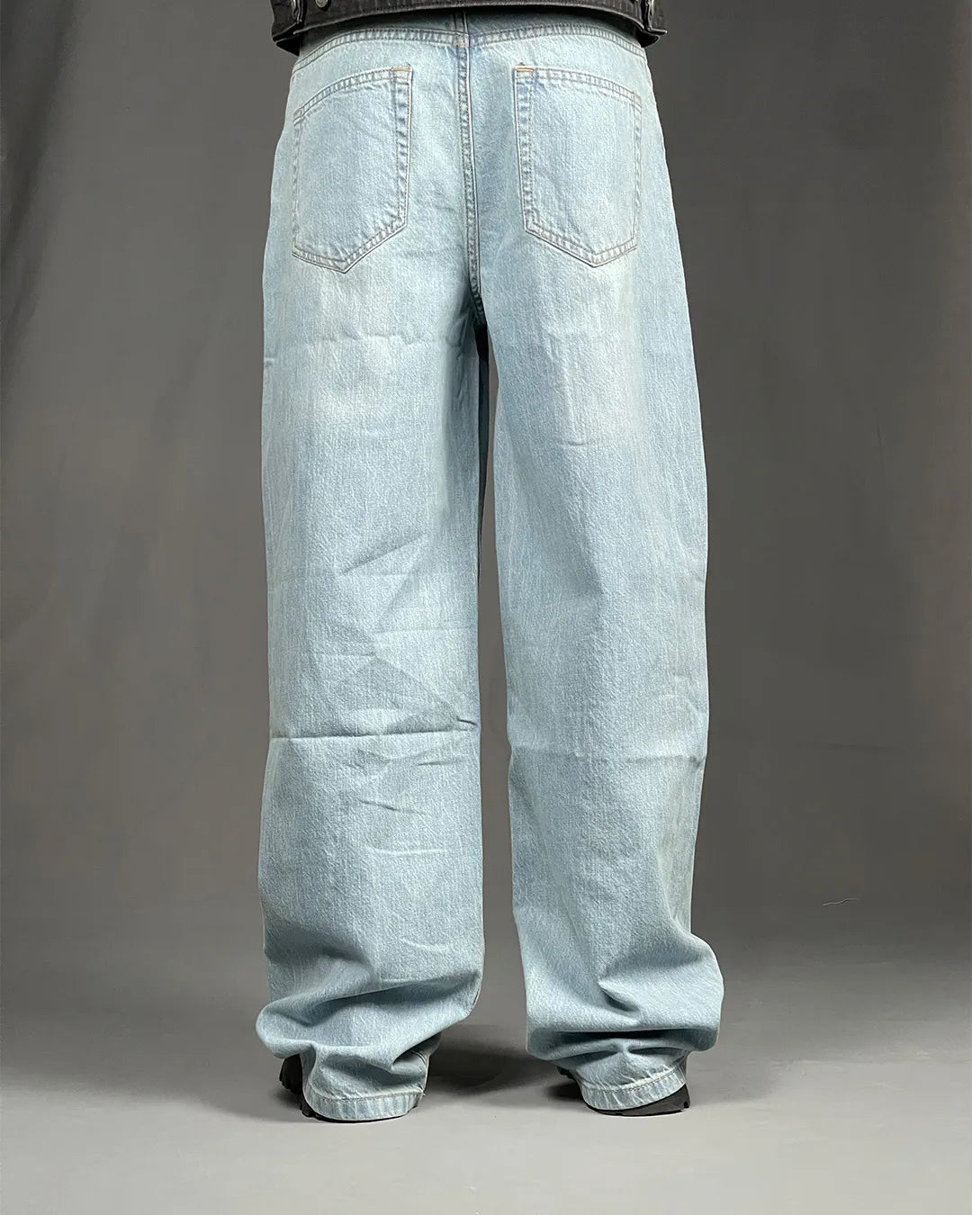 Pull&Bear Baggy Fit Sky Blue Jeans