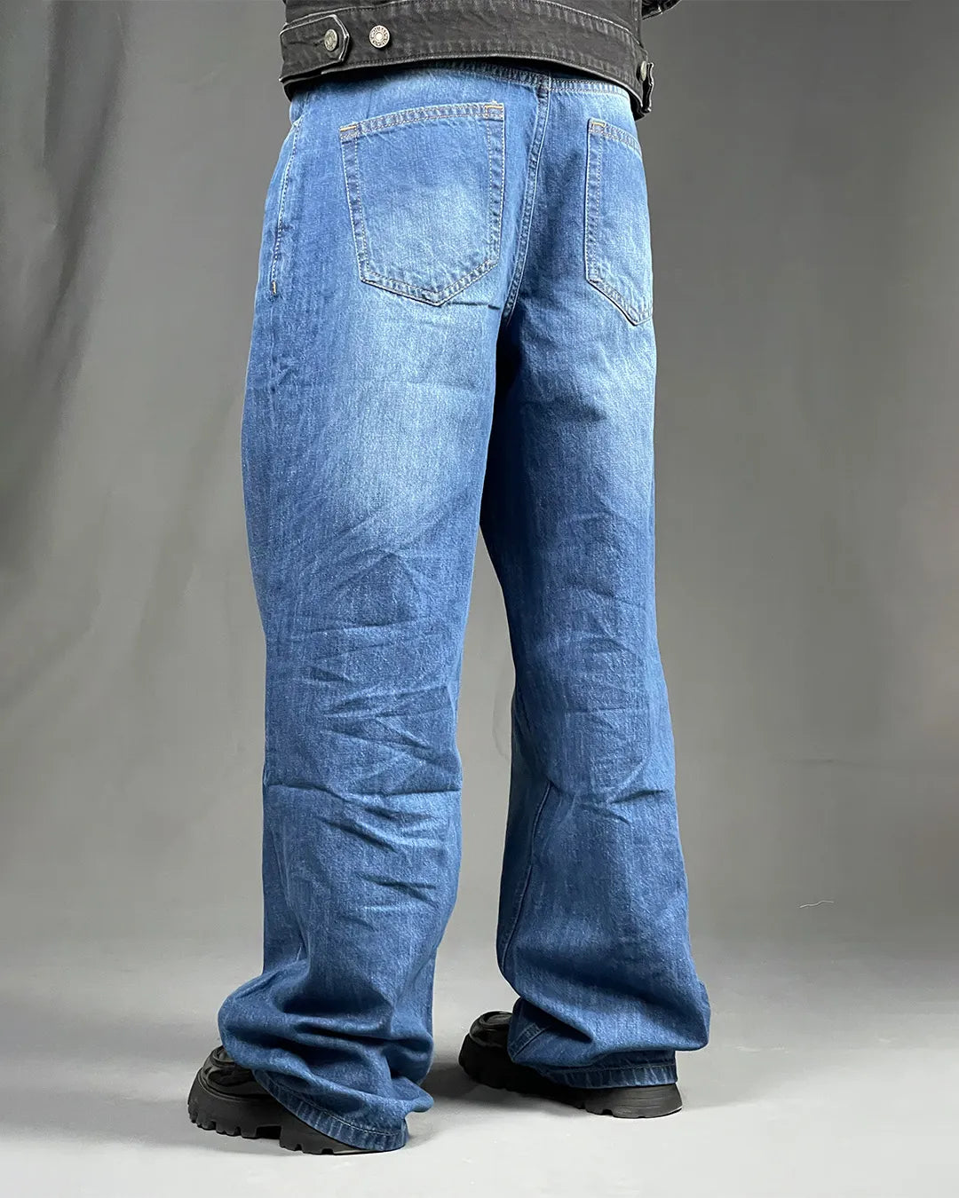 Pull&Bear Baggy Ice Blue Jeans