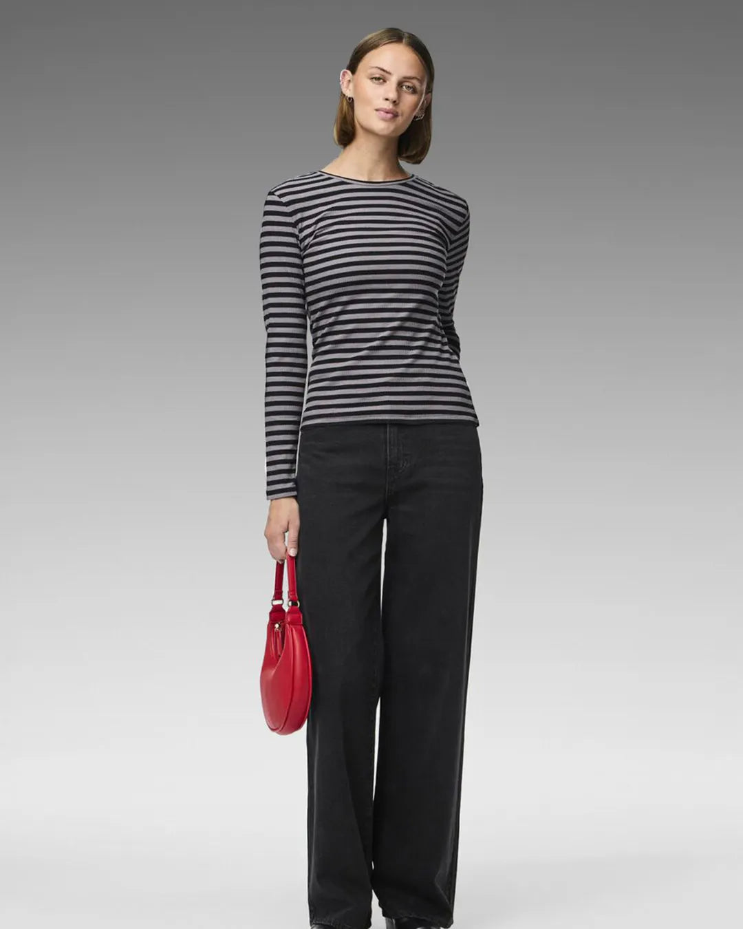 Pieces Women's Wide Leg Jeans