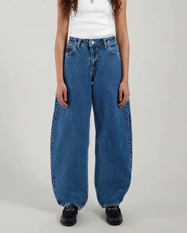 Women's Dr.Denim Mid-Waist Barrel Leg Jeans