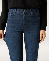 Calzedonia Women's Dark Blue Flared Stretch Jeans