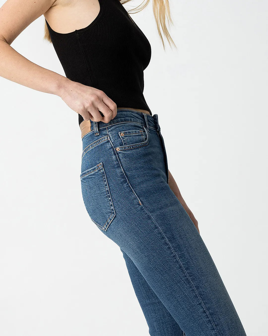 Tiffosi Jennifer High Waist Slim Fit Blue Jeans