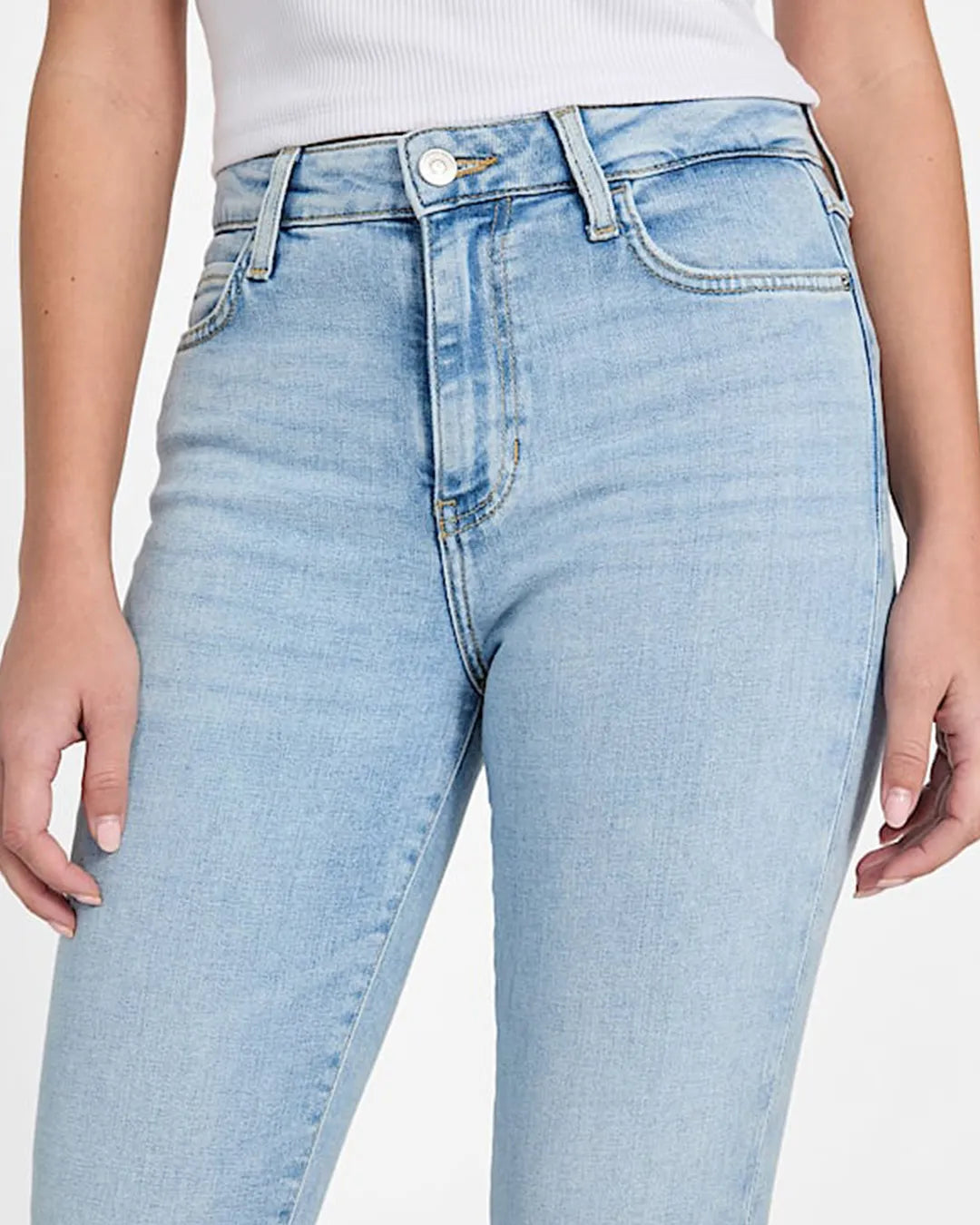 Guess High-Rise Skinny Indigo Jeans