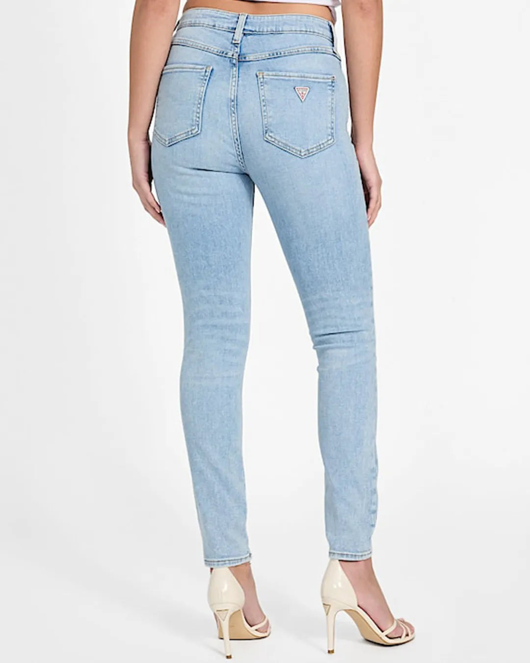 Guess High-Rise Skinny Indigo Jeans