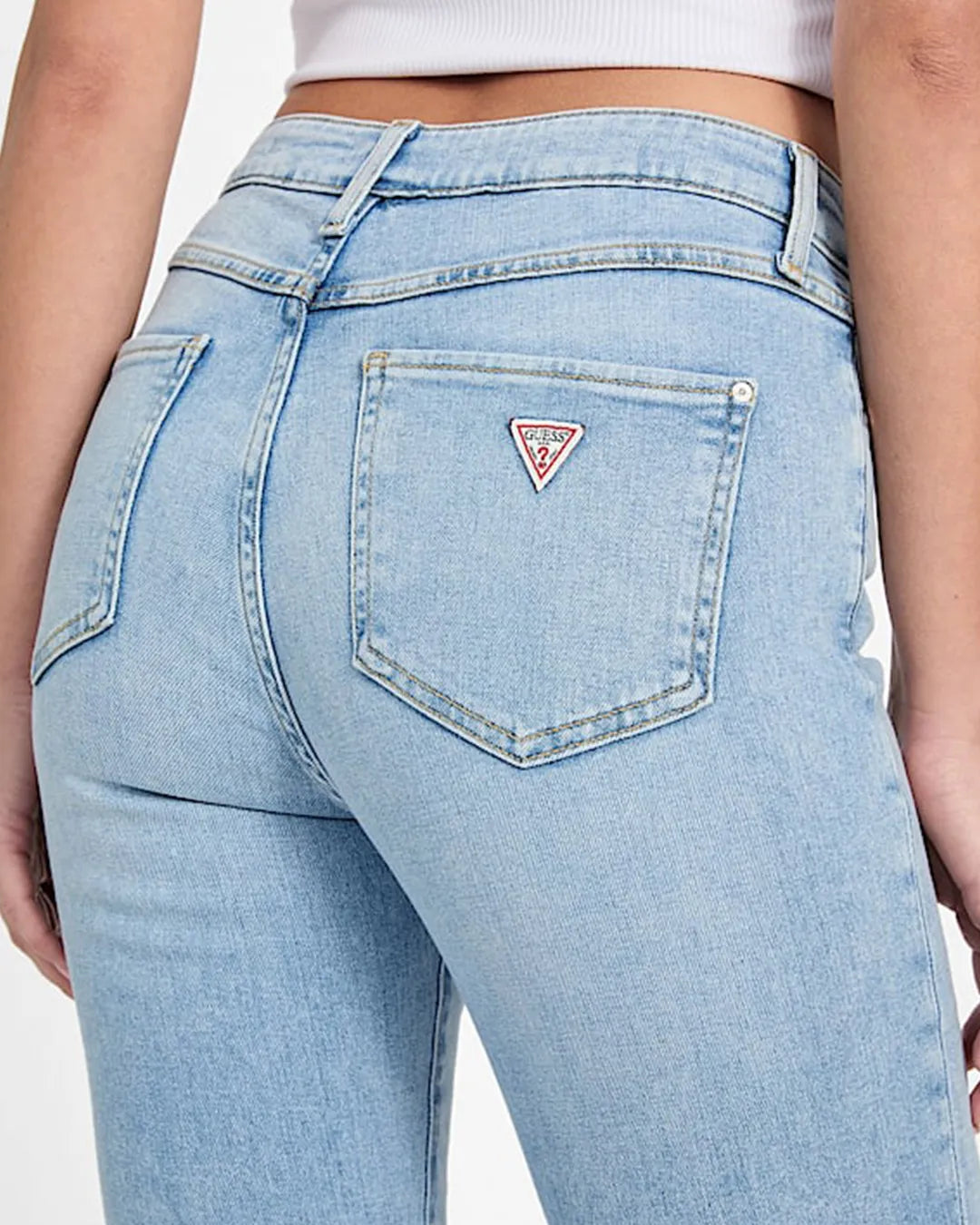 Guess High-Rise Skinny Indigo Jeans