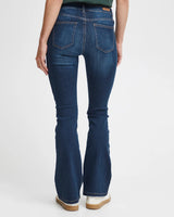 B.Young Slim Fit Flared Jeans