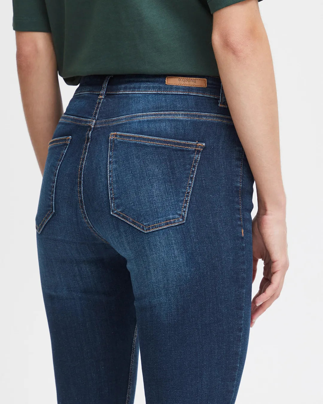 B.Young Slim Fit Flared Jeans