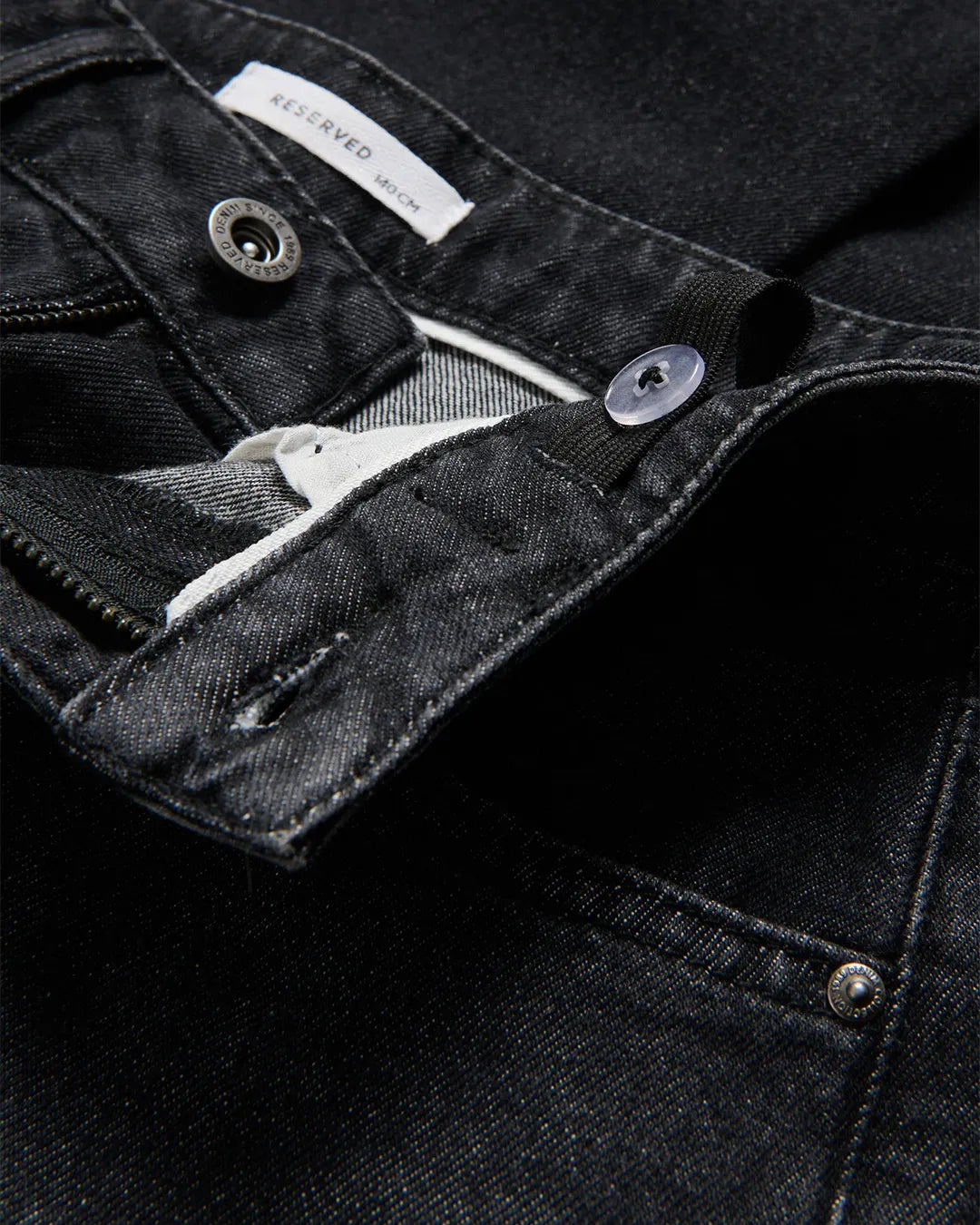 Reserved Kids Boys Black Straight & Relax Fit Denim Jeans