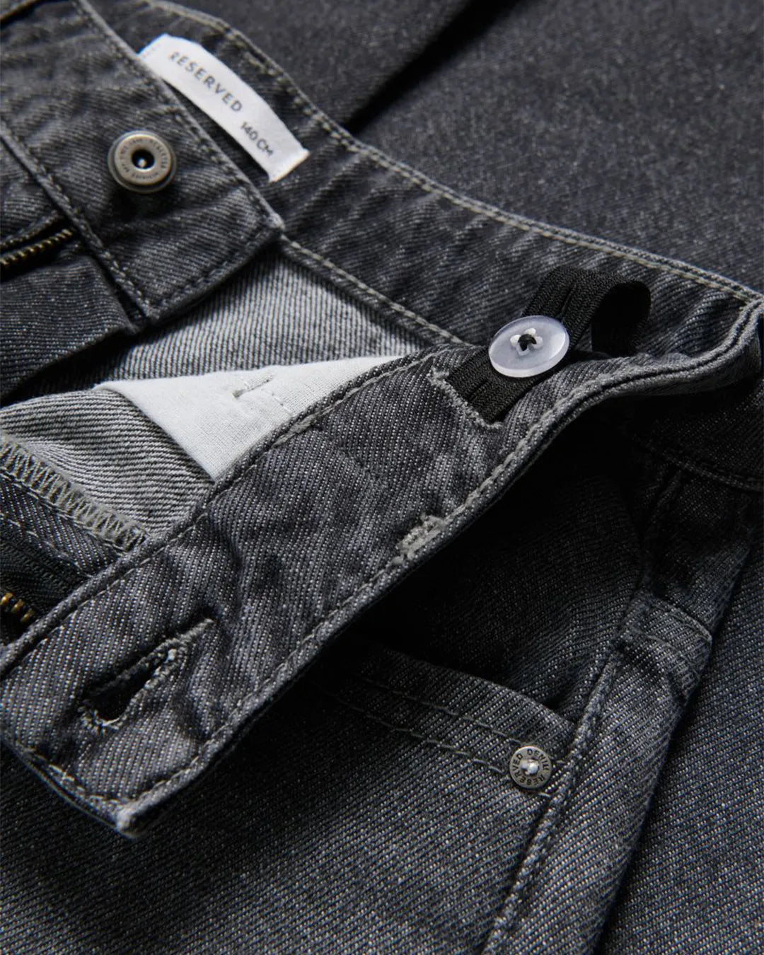 Reserved Kids Boys Grey Baggy Fit Skater Jeans