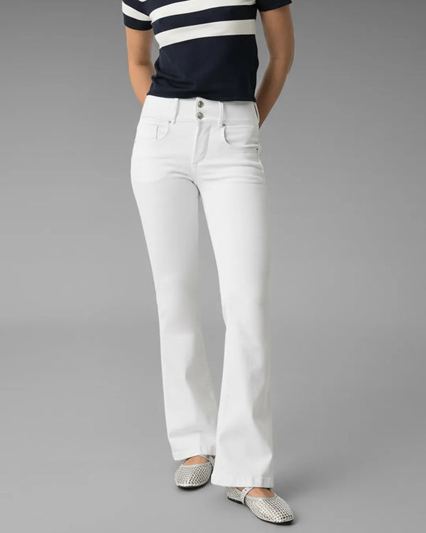 Tiffosi Double Up High Waist Flare Jeans