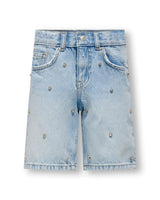 Girls Regular Fit Denim Shorts