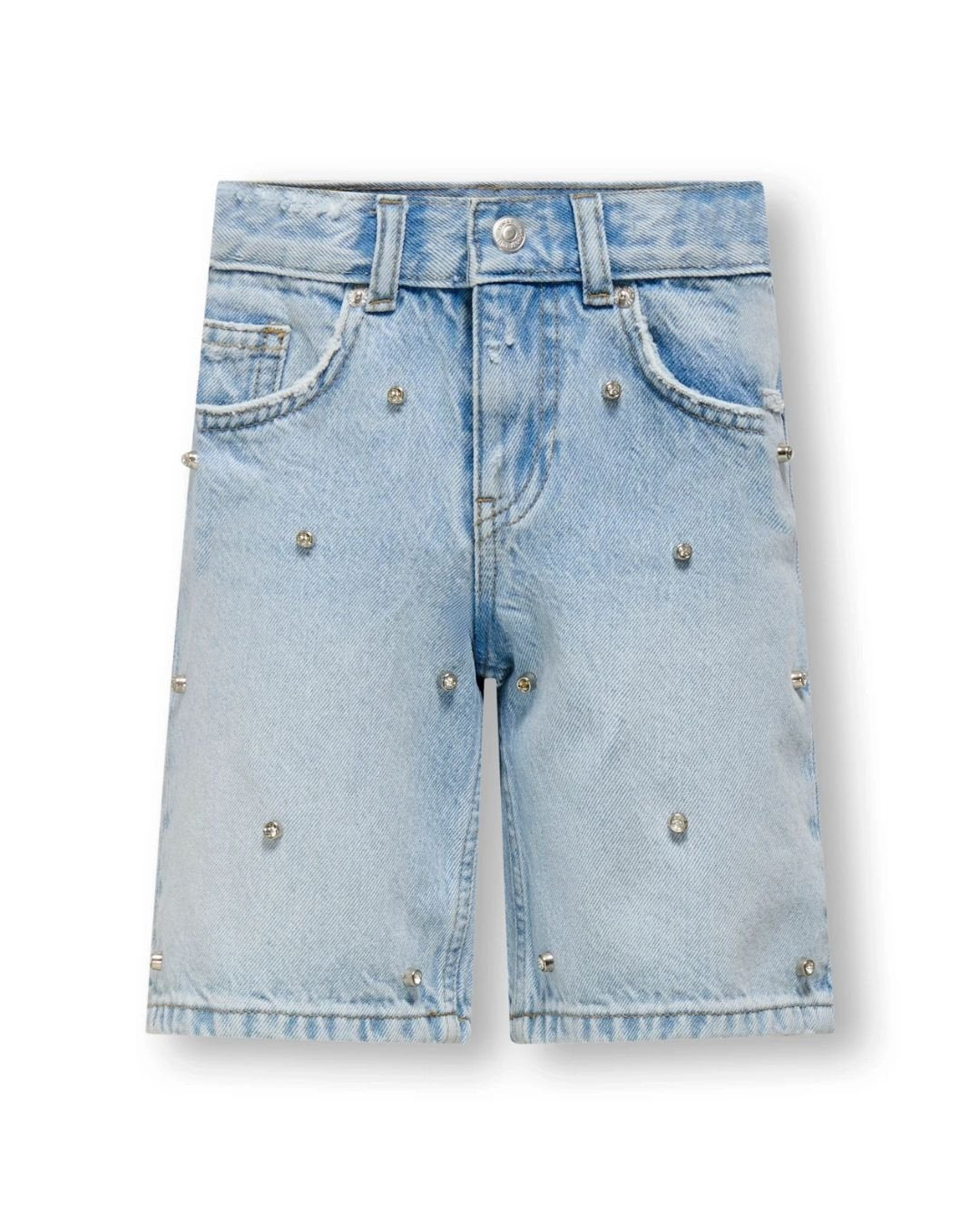 Girls Regular Fit Denim Shorts