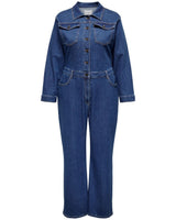 Women Jumpsuit Dark Blue Plus Size.