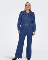 Women Jumpsuit Dark Blue Plus Size.