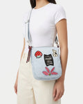 Reborn Patch Denim Crossbody Bag Glacier Blue