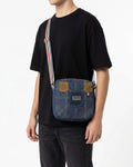 Sustainable Denim Crossbody Bag Patchwork Style By TLD