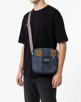 Sustainable Denim Crossbody Bag Patchwork Style By TLD