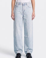 Women Pull And Bear Baggy Fit Sky Blue Jeans