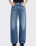 Blue Circle Women Baggy Fit Blue Denim Jeans
