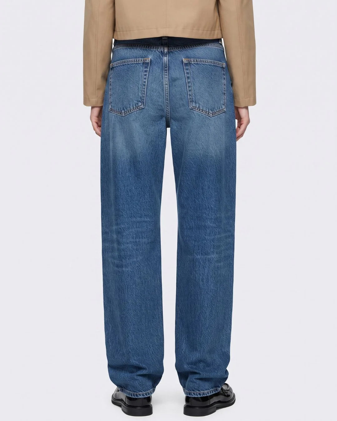 Blue Circle Women Baggy Fit Blue Denim Jeans