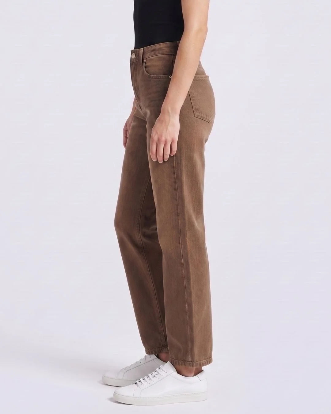 Women relaxed loose fit Cross Pocket Vintage Rose Color
