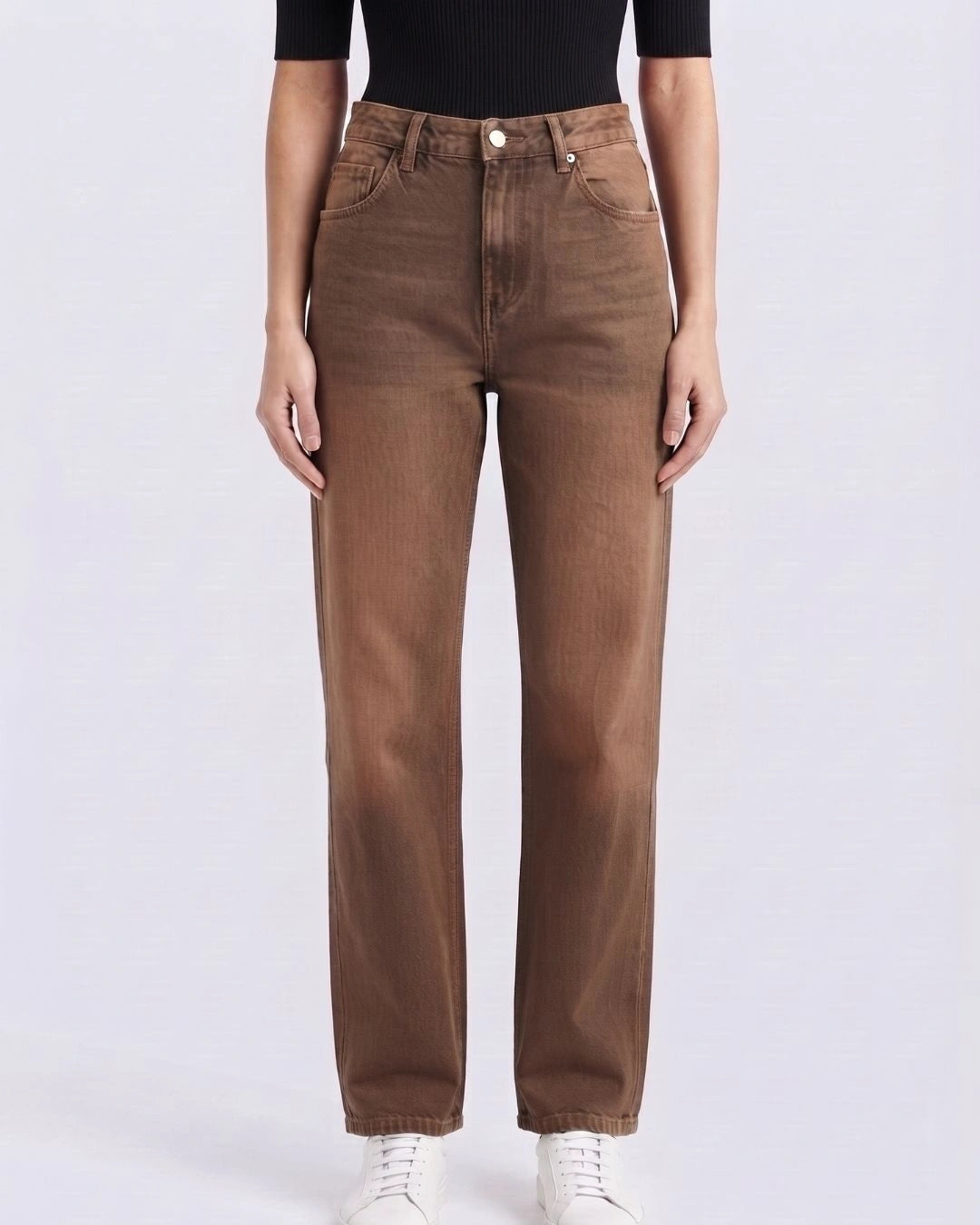 Women relaxed loose fit Cross Pocket Vintage Rose Color