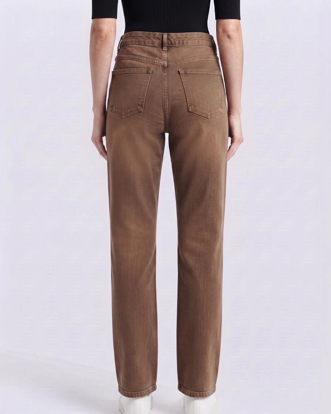 Women relaxed loose fit Cross Pocket Vintage Rose Color