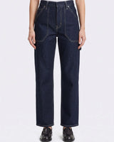 Blend  Women Dark Indigo Baggy Relaxed Fit Jeans