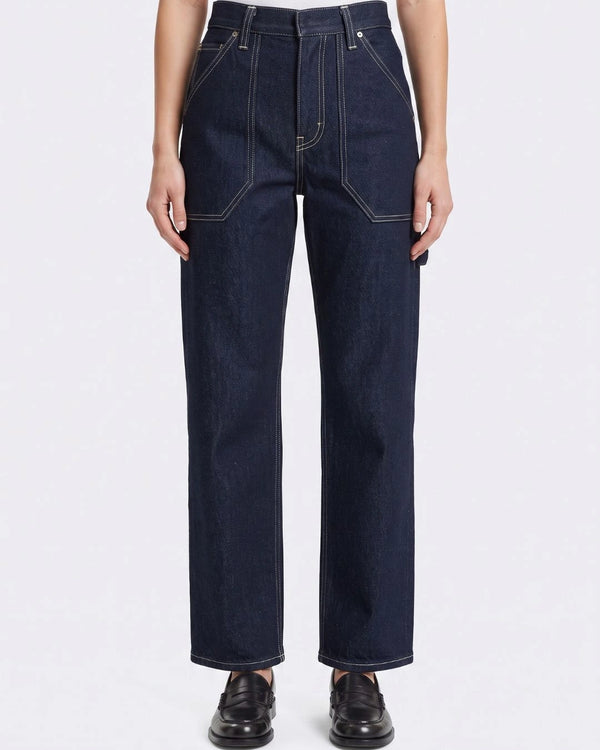 Blend  Women Dark Indigo Baggy Relaxed Fit Jeans
