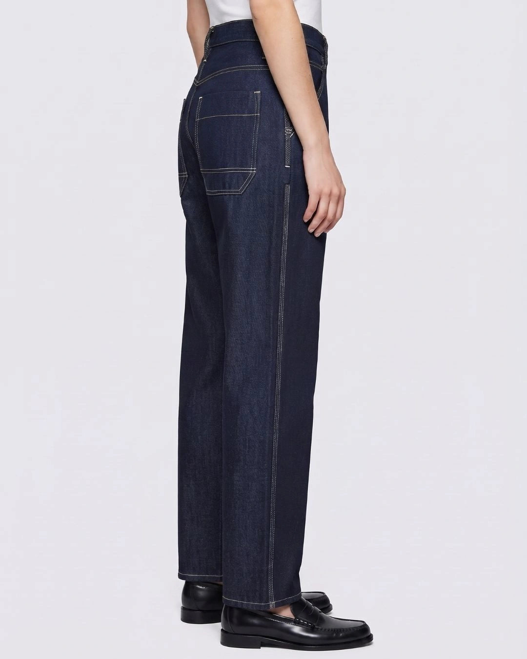 Blend  Women Dark Indigo Baggy Relaxed Fit Jeans