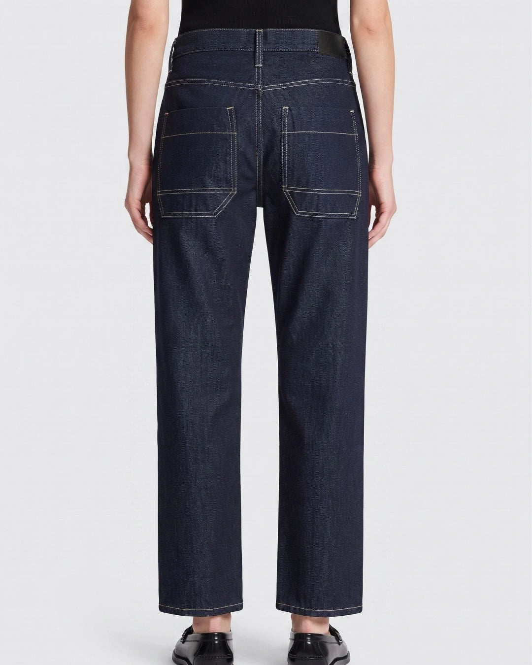 Blend  Women Dark Indigo Baggy Relaxed Fit Jeans