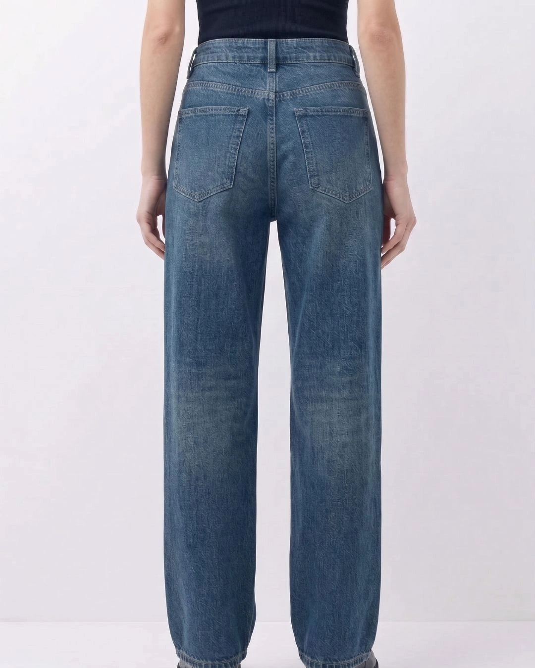 Pull And Bear Women Baggy Fit Green Cast
