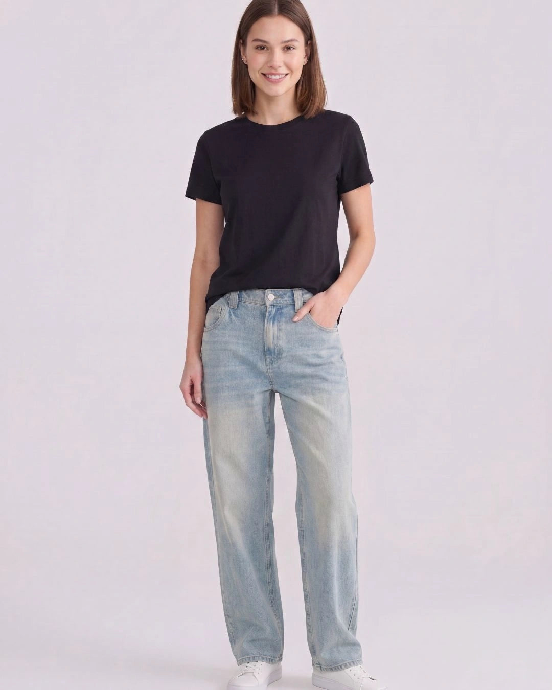 Women Aeropostal Light Wash Super Baggy Carpenter Jeans