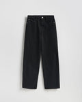 Womens Berral High Waisted Baggy Fit Jeans Black Color