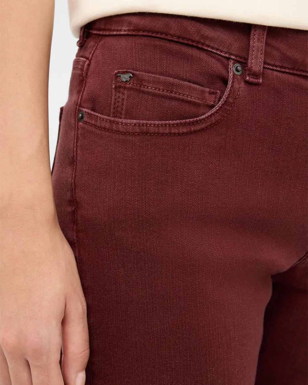 Mustang Women's Red Crosby Denim Jeans