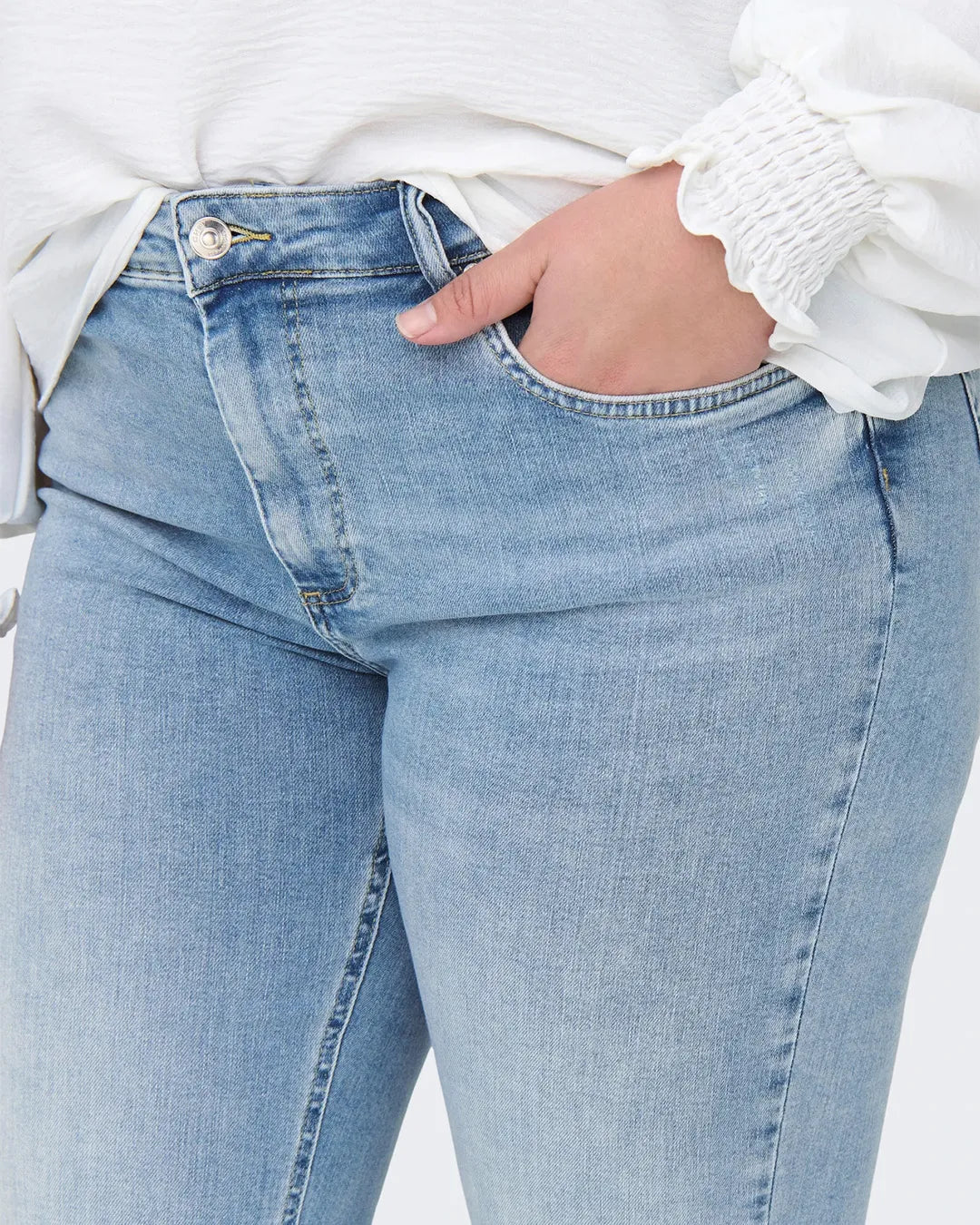 Only & Sons Carmakoma High Waist Flared Fit Jeans