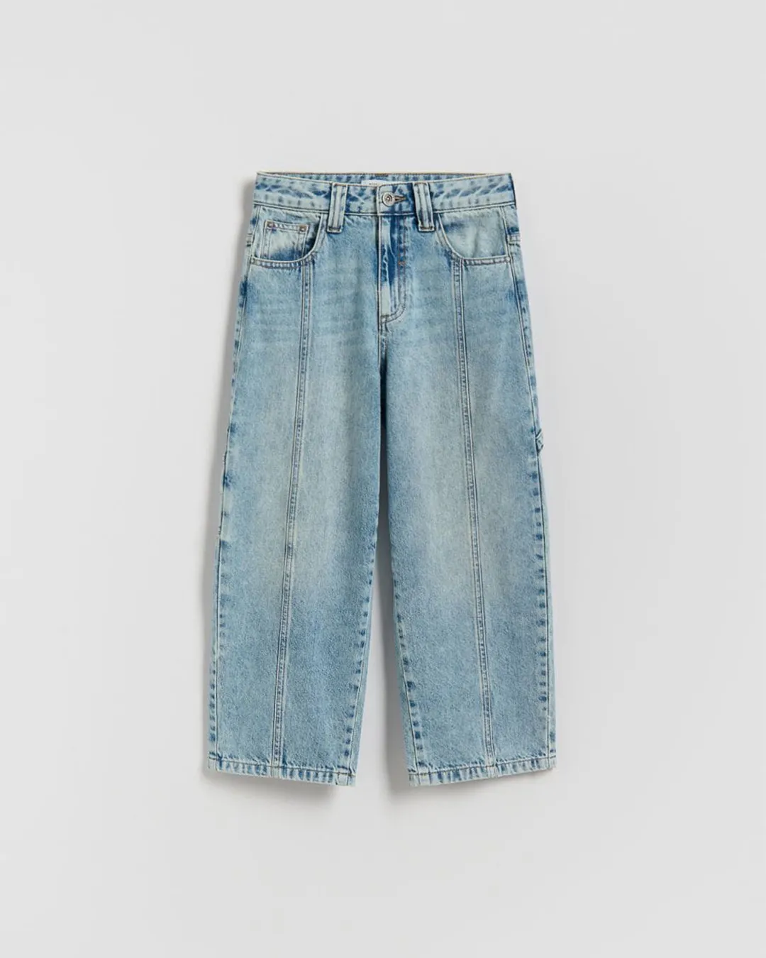 Reserved Boys Baggy Fit Wide Leg Jeans