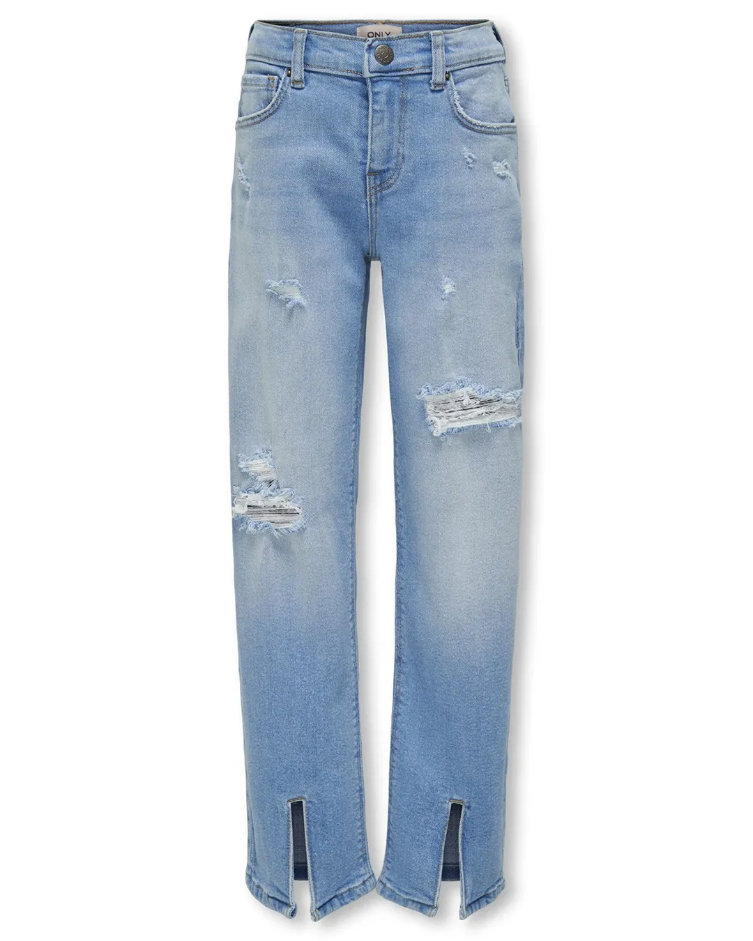 Only Girls Light Blue Wide Leg Jeans