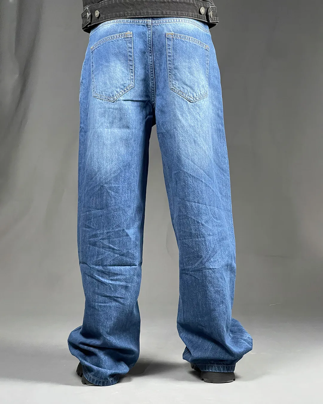 Pull&Bear Baggy Ice Blue Jeans - Image 6