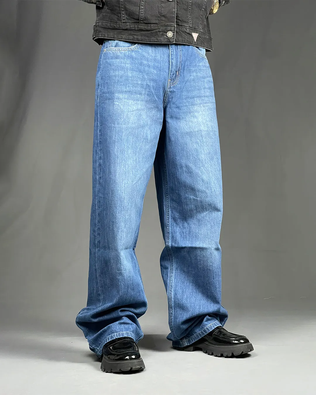 Pull&Bear Baggy Ice Blue Jeans