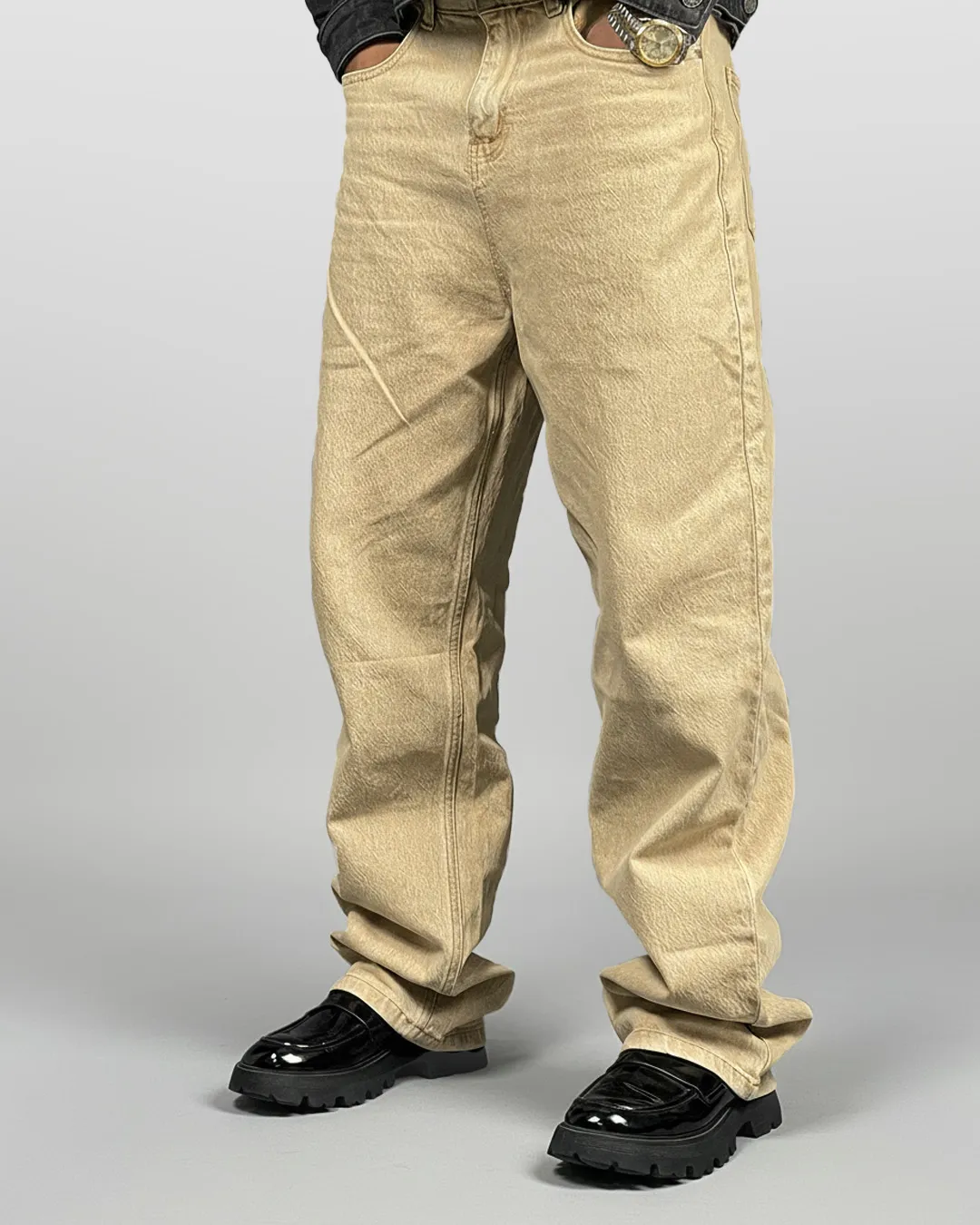Vulpes Corsac Men's Beige Denim