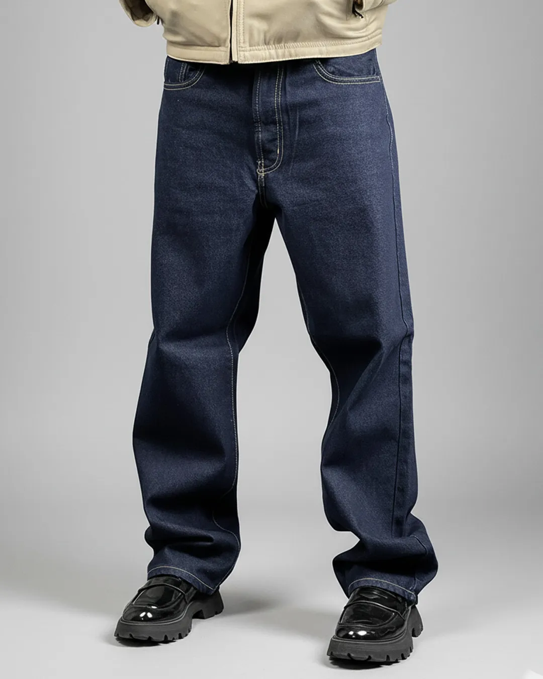 Blue Circle Men's Indigo Blue Denim - Image 3